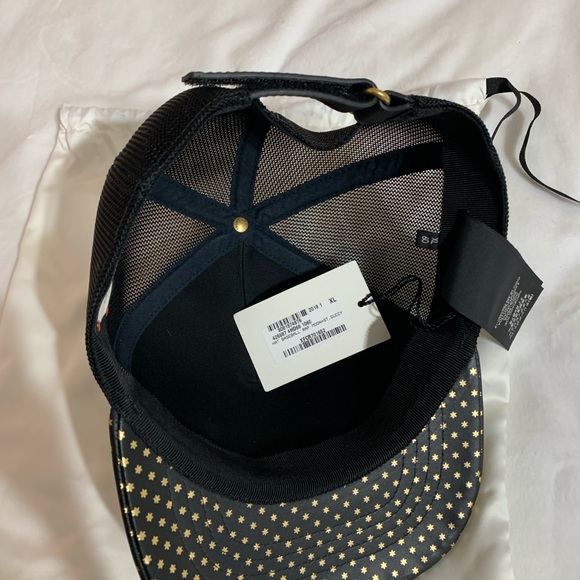 Gucci X Sega Leather Guccy Stars Baseball Hat Baseball Cap Beanie New - Picture 13 of 14